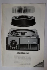 Vintage "Original 1963 Druck Ad Kodak Diaprojektor 6 3/4"" x 10" - Bild 1 von 1