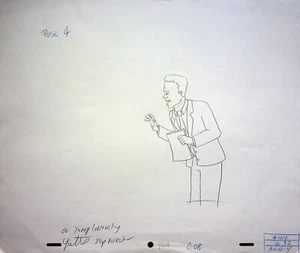 Beavis and Butt-Head 1993 SIGNED Yvette Kaplan Production Hand Drawn Art #YK - Picture 1 of 2