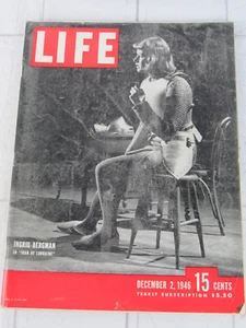 Life Magazine December 2, 1946 Ingrid Bergman in "Joan of Lorraine" - Picture 1 of 7