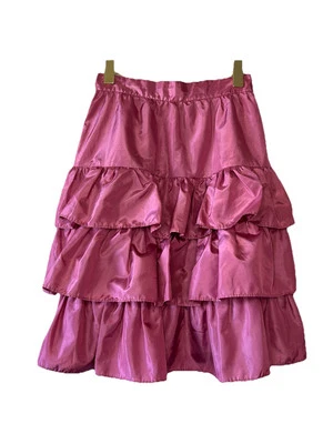 Falda Coqueta Carrie Bradshaw Rosa Goma Burbuja Hecha a Mano De Colección Foto 1 de 4