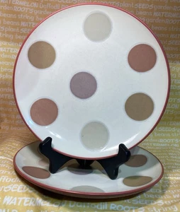 Noritake Colorwave Himbeere Tupfen Salatteller 2/8-1/2" #8045 - Bild 1 von 2