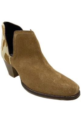 Botas informales de vaquero Roper para mujer Rowdy Cow punta corta tostadas Foto 1 de 3