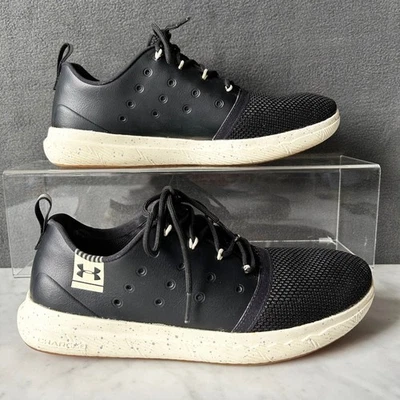 Under Armour UA Charged 24/7 Sneaker Low Black Leather/Mesh - Women's Size 9.5 - Image 1 of 4