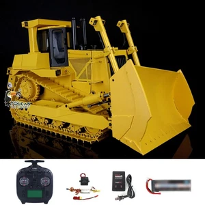 Metal 1/14 DXR2 RC Hydraulic Bulldozer Radio Control Dozer 201 New Sound Module - Picture 1 of 9