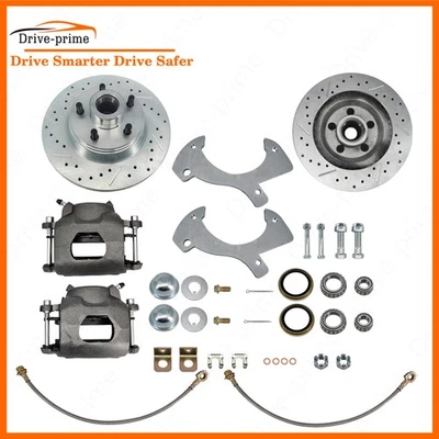 For 1957-1968 Ford Galaxie Ranchero Full-Size Front Disc Brake Kit Foto 1 de 4