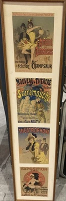 Suite De 4 Lithographies D’après Jules Cheret (1836-1932)  - Photo 1/4