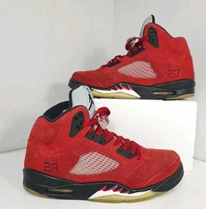 Hombre Talla 8 Jordan 5 Retro Mid Raging Bull Rojo/Negro/Blanco Zapatos Tenis - Imagen 1 de 18