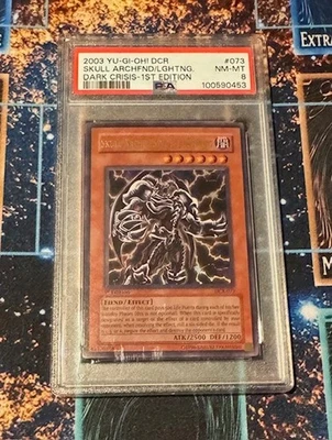 PSA 8 Skull Archfiend of Lightning DCR Ultra rare - Image 1 of 2