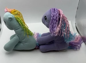 Garn Haare My Little Pony Plüsch 2 Stück verblasstes Etikett - Bild 1 von 12