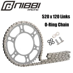 Nuevo en caja 520 Pitch 120 eslabones junta tórica cadena completamente Reviet 250-600cc todoterreno enduro ATV - Imagen 1 de 10