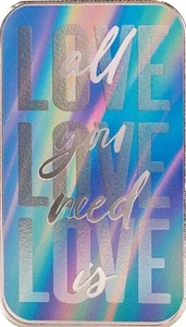 All You Need Is Love 1 oz Silver Bar Colorized Brilliant Uncirculated Scottsdale - Picture 1 of 5