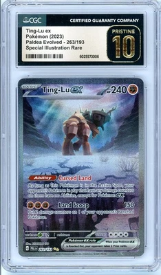 Pokemon Ting-Lu EX #263 Paldea Evolved CGC Pristine 10 - Image 1 of 2