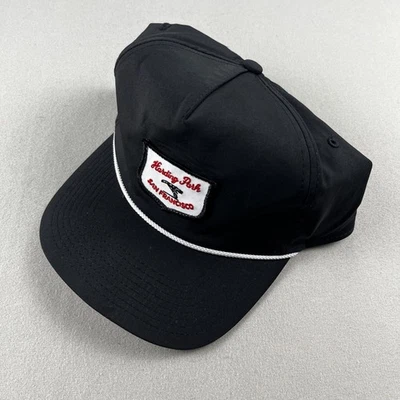 Harding Park Golf Hat Cap Snapback Black TPC PGA Tour San Francisco Links Course - Image 1 of 4