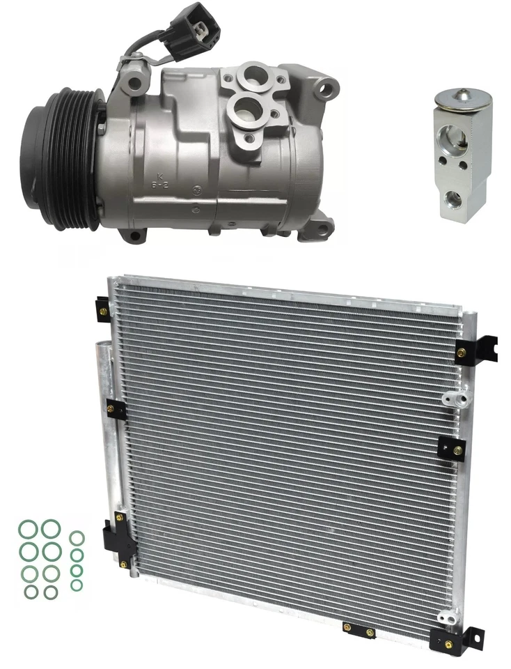 Восстановленный комплект компрессора переменного тока RYC с конденсатором EH05A подходит для Cadillac SRX 3,6 л V6 2008 - Изображение 1 из 4