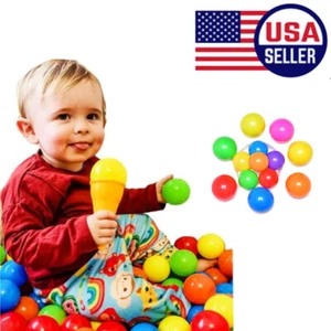 100Pcs Sport Ball Colorful Soft Water Pool Ocean Wave Ball Baby kids Funny-Toys - Picture 1 of 11