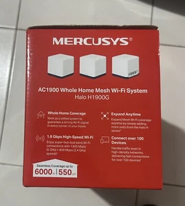 Mercusys AC1900 Halo H50G Sistema Mesh Wi-Fi con 3 Unità - Bianca - Photo 1/4