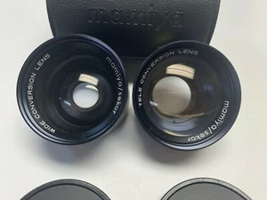 MAMIYA SEKOR 528? WIDE TELE CONVERSION LENSES BOTH FIT TL/DTL LENS T29037 W28903 - Picture 1 of 11