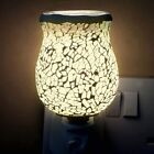 Mosaic Electric Plug In LED Aroma Diffuser Lamp Wax Melt Oil Burner Warmer