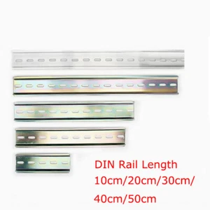 C45 DIN Rail Slotted Top Hat Wide 35mm For Circuit Breaker Switch Contactor DZ47 - Picture 1 of 11