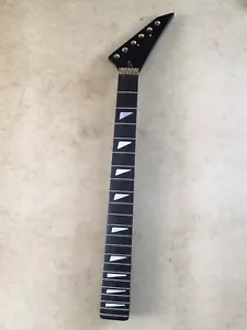Jackson Dinky Style Banana Headstock Chitarra elettrica collo liutaio intarsi progetto - Foto 1 di 24