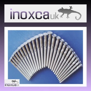  4.8x90mm ACERO INOXIDABLE ESTRUCTURAL MADERA TORNILLOS CSK PZ Nº12 x 3.5" AVELLANADO - Imagen 1 de 1