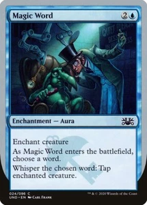 Magic the Gathering (mtg): UND: Magic Word (x 4) - Picture 1 of 1
