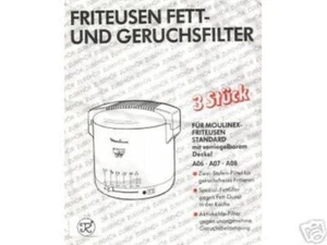 Friteusen Fett- und Geruchsfilter für Moulinex (A38.01) - Bild 1 von 1