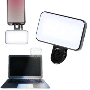 Portable Mini Selfie Fill Light Rechargeable 3 Modes Adjustable Brightness N5T4 - Picture 1 of 13