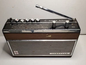 Vintage Herz Konig Lumophon MW/FM Transistor Radio Made in Germany - For Parts - Picture 1 of 8