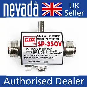 Protector de descarga estática Watson SP-350V. SO239 - Imagen 1 de 4