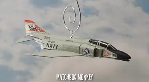 F-4B Phantom II US Navy VF-213 Christmas Ornament Airplane F-4 USS Kitty Hawk - Picture 1 of 9