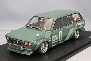 1/18 IG ignition #IG3147 Datsun Bluebird (510) Wagon Green - Picture 1 of 3