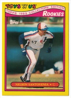1989 Topps Toys R Us Rookies - Box Set #25 Nelson Santovenia - Montreal Expos - Image 1 of 2