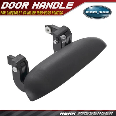 Manija de puerta exterior de pasajero trasero negra para Chevrolet Cavalier Pontiac Sunfire Foto 1 de 4