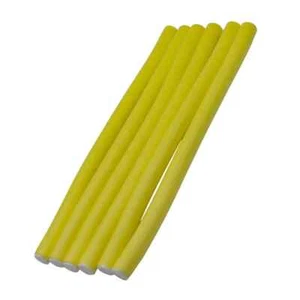 Diane #DT60 Twist Flex Hair Perm Rods - Yellow 7/16" X 7" 6-PACK - Picture 1 of 3