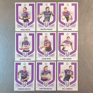 2024 NRL Revolution Melbourne Storm Base Team Set 9 Cards - Picture 1 of 2