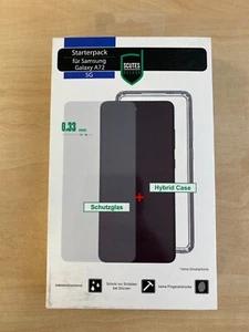 Scutes Deluxe Starter Samsung Galaxy A72 Set 2in1 Handyhülle Displayschutz Glas - Bild 1 von 1
