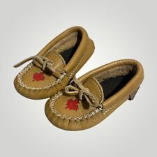 Laurentian Chief Moccasins Made in Canada Toddler Size 7 (7c) Indian