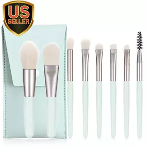 Makeup Brushes Set with Bag, 8Pcs Travel Makeup Brush Kit, Mini Cosmetic Brus... - Picture 1 of 1