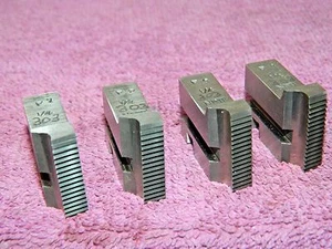 GEOMETRIC 1" x 5/16" SLOT by GREENFIELD TRW 1/4 NPTF FOUR DIE THREAD CHASER SET - Picture 1 of 4
