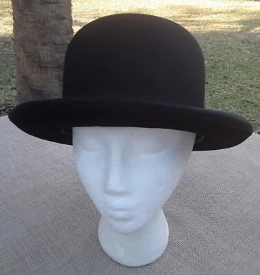 Chapéu Derby Antigo 1915 John B Stetson Co Panamá Pacífico Exposição Internacional - Imagem 1 de 4