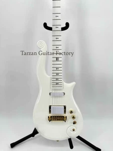 Fast Ship Solid Body Prince Cloud White Electric Guitar SH Pickup Gold Hardware - Picture 1 of 13