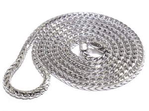 Cadena de 60,0 gramos de plata estilo Franco .925 para hombre 3,63 mm 36,10 pulgadas  - Imagen 1 de 7