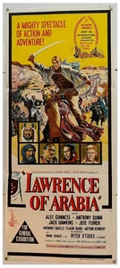 LAWRENCE OF ARABIA AUSTRALIAN DAYBILL POSTER ULTRA RARE FIRST RELEASE DAVID LEAN - Picture 1 of 1