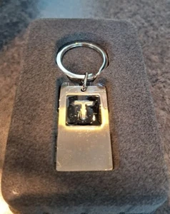Things Remembered "T" Keychain Quality Stainless Steel - Engravable Item - NEW - Picture 1 of 4