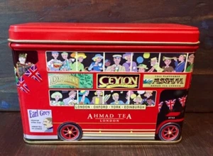 Ahmad Tea Ltd 2000 London Dose English Afternoon Tea Red Double Decker Bus Nice - Bild 1 von 9