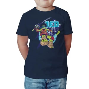 TMNT Leonardo Leo Official Kinder T-Shirt Teenage Mutant Ninja Turtles Shirt - Bild 1 von 5