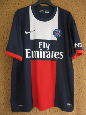 Maillot PSG Paris Saint Germain 2013 Fly Emirates Nike Marine - XL - Photo 1/4