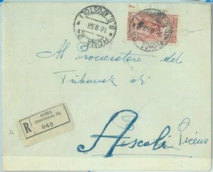 86775 - ITALY - Postal History - LEONARDO da VINCI single stamp on COVER 1953 - Picture 1 of 1