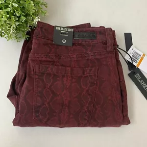 Jean ajustado corto BlankNYC The READE talla 29 con estampado de serpiente roja sacudida $98 - Imagen 1 de 10